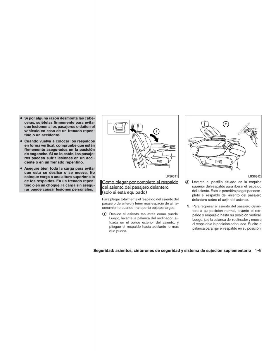 Nissan Titan I 1 manual del propietario / page 27