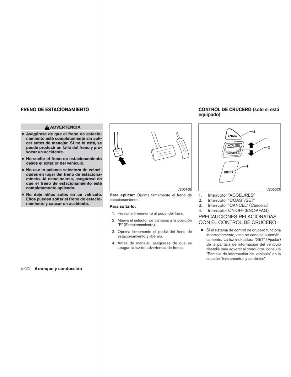 Nissan Titan I 1 manual del propietario / page 314