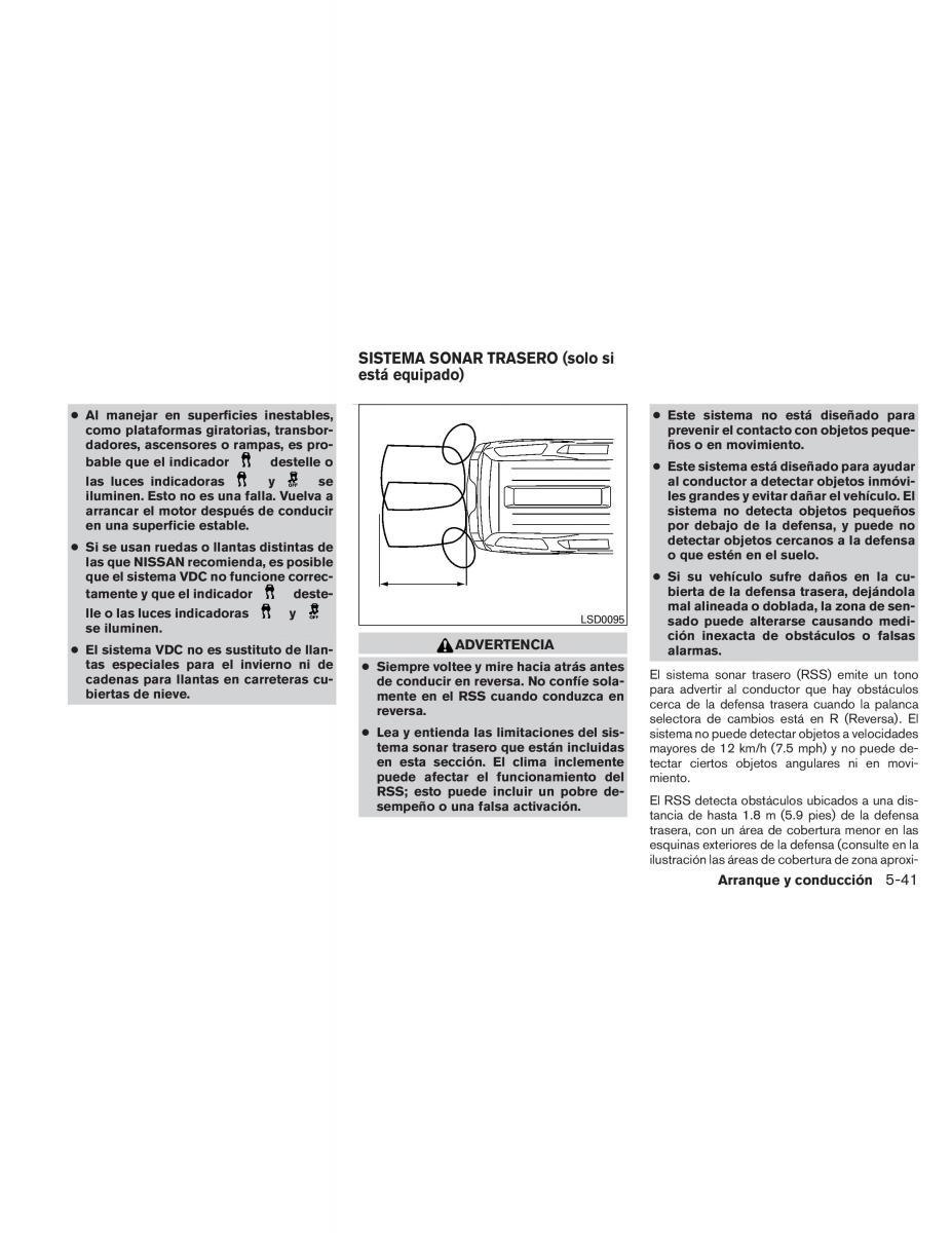 Nissan Titan I 1 manual del propietario / page 333