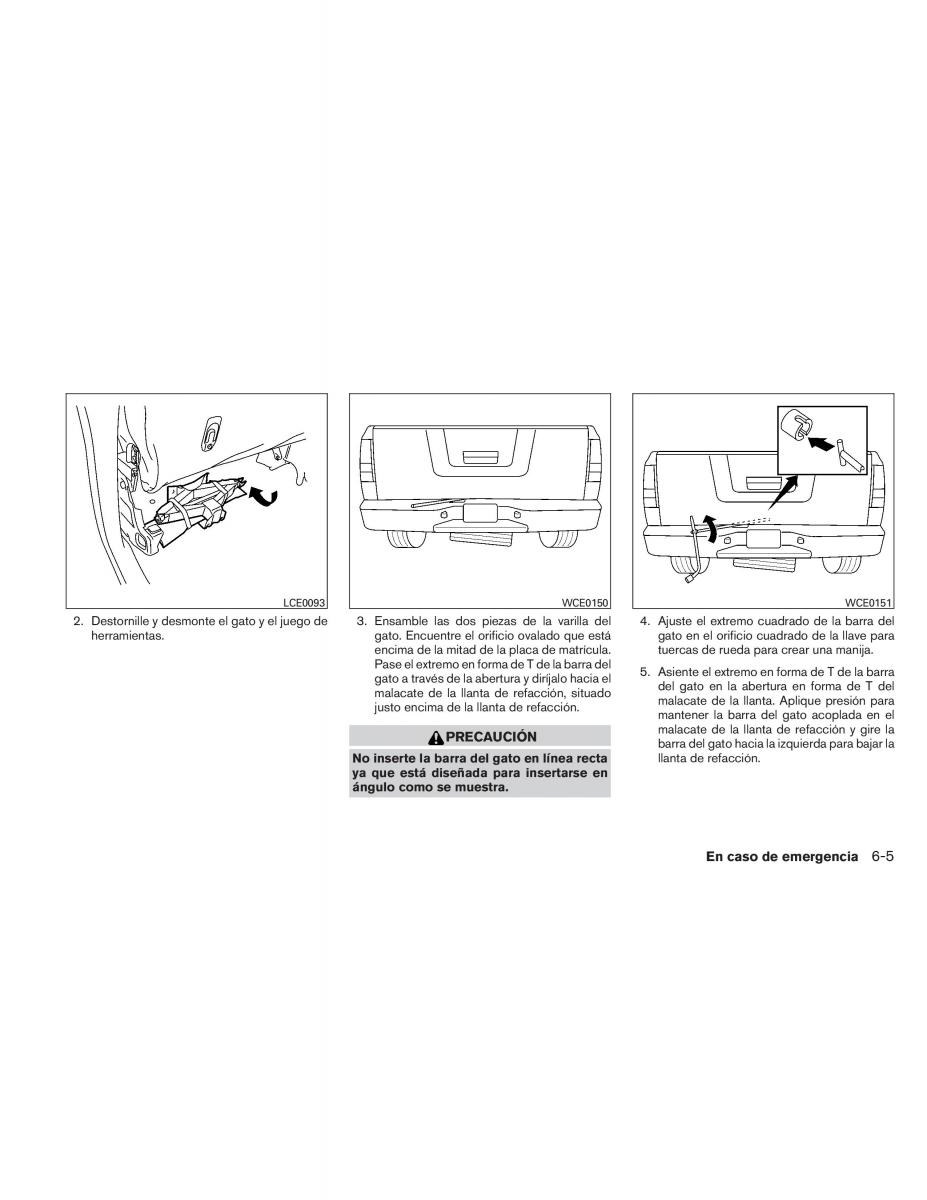 Nissan Titan I 1 manual del propietario / page 341