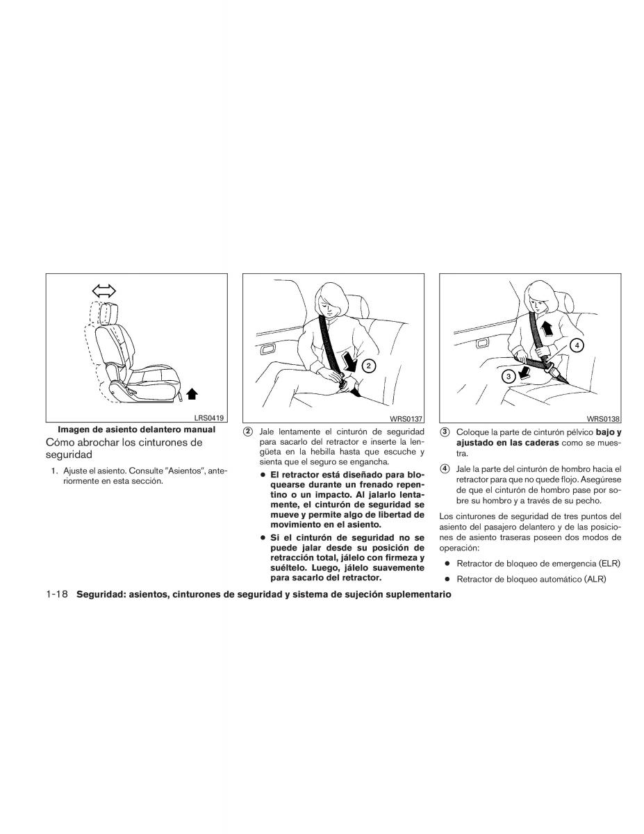 Nissan Titan I 1 manual del propietario / page 36