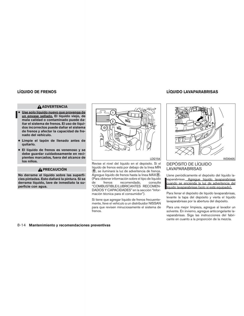 Nissan Titan I 1 manual del propietario / page 374