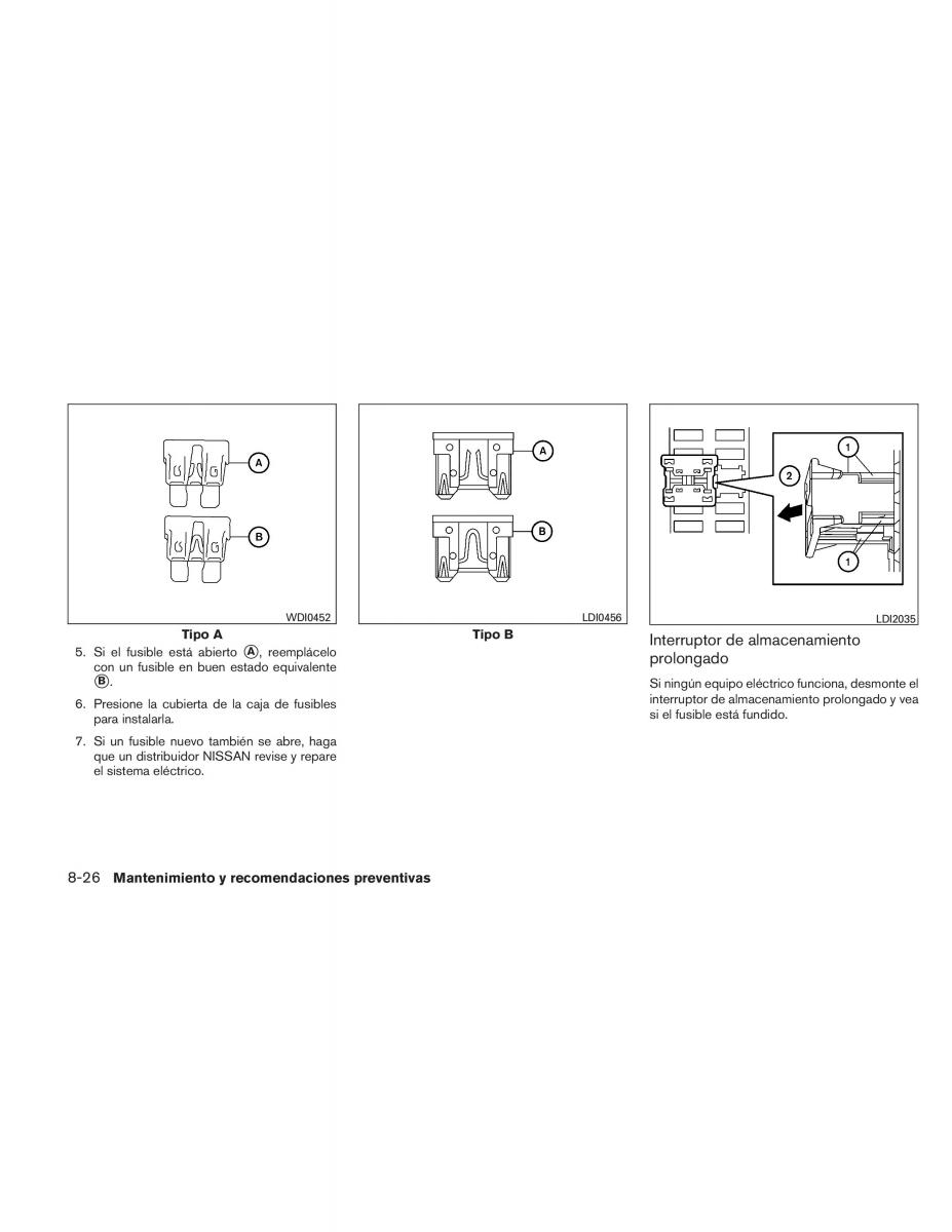 Nissan Titan I 1 manual del propietario / page 386