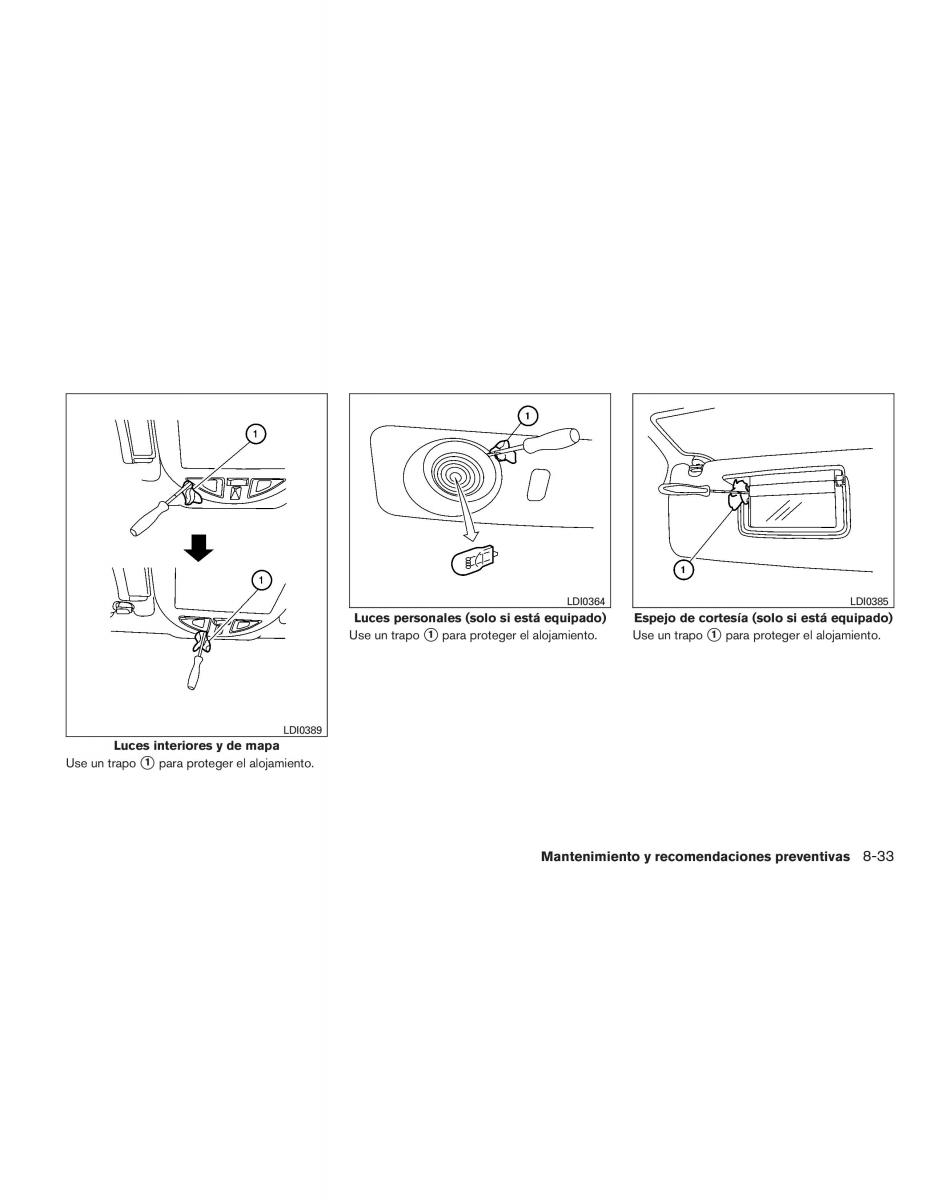 Nissan Titan I 1 manual del propietario / page 393