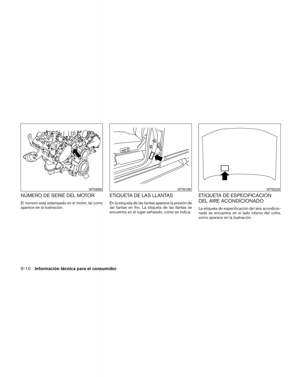 Nissan Titan I 1 manual del propietario / page 412