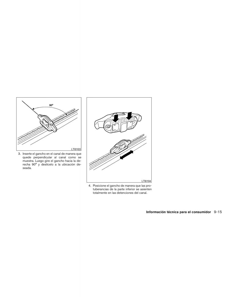 Nissan Titan I 1 manual del propietario / page 417