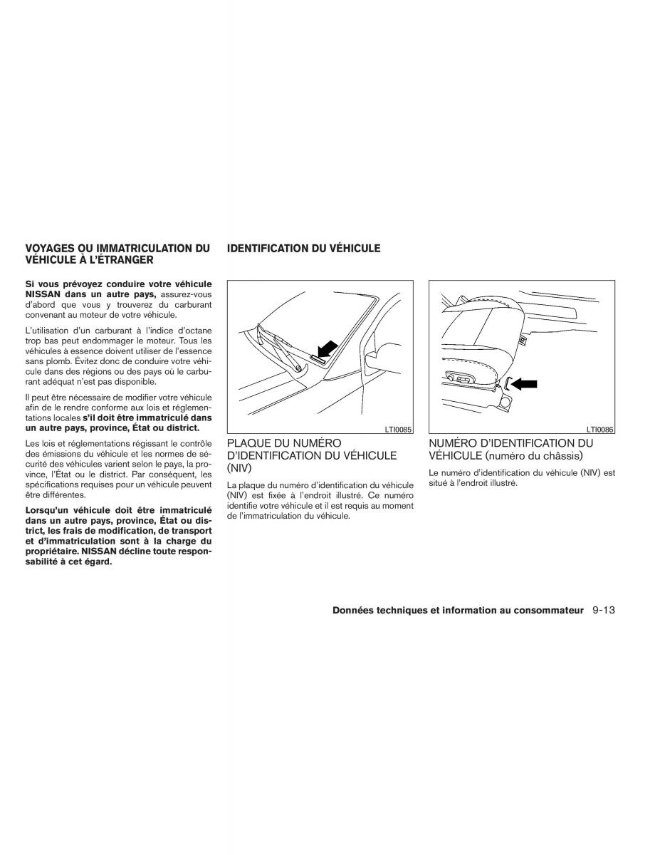 Nissan Titan I 1 manuel du proprietaire / page 418