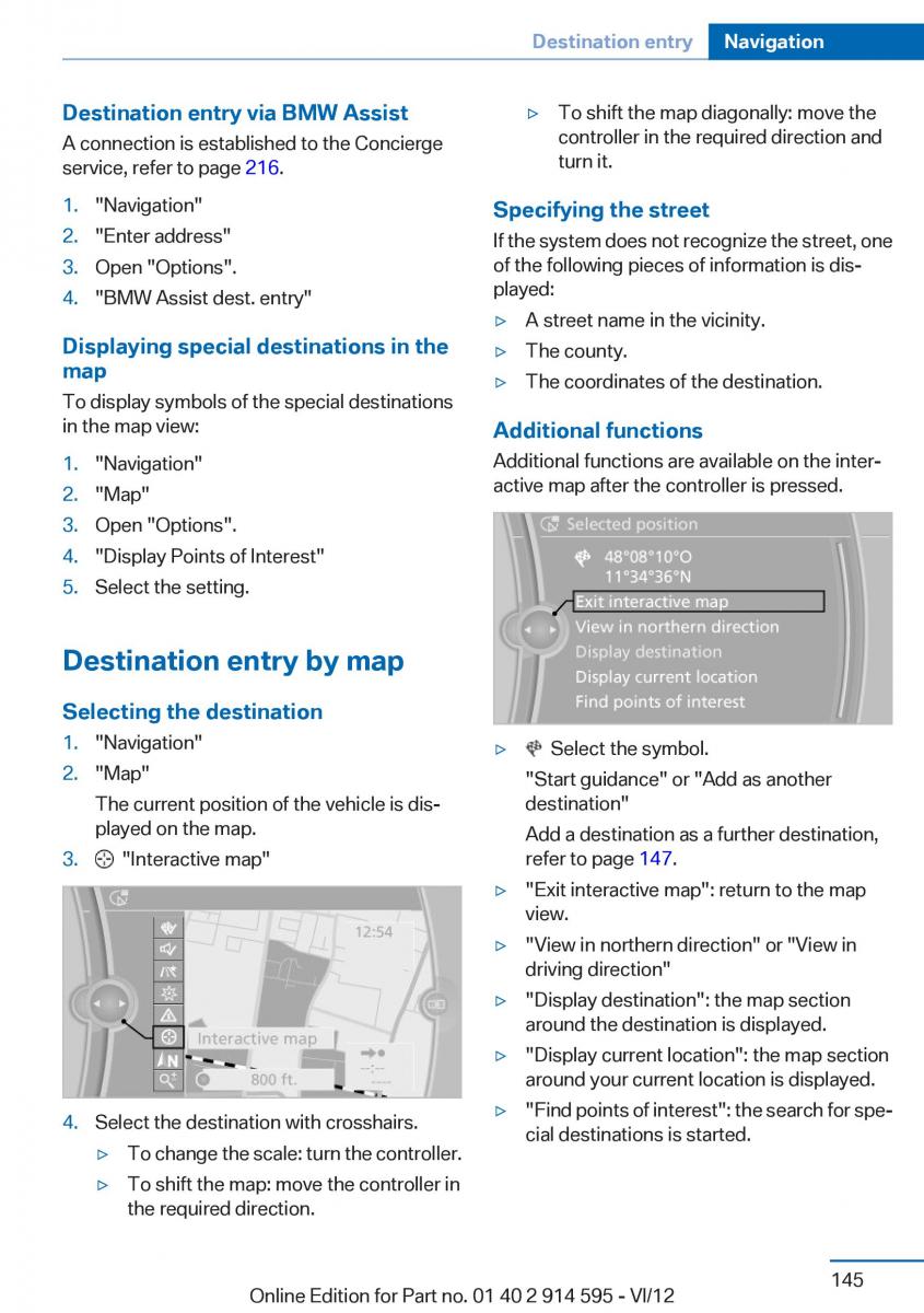 BMW X1 E84 owners manual / page 145