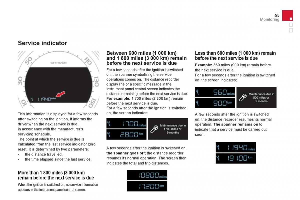 Citroen DS4 owners manual / page 57