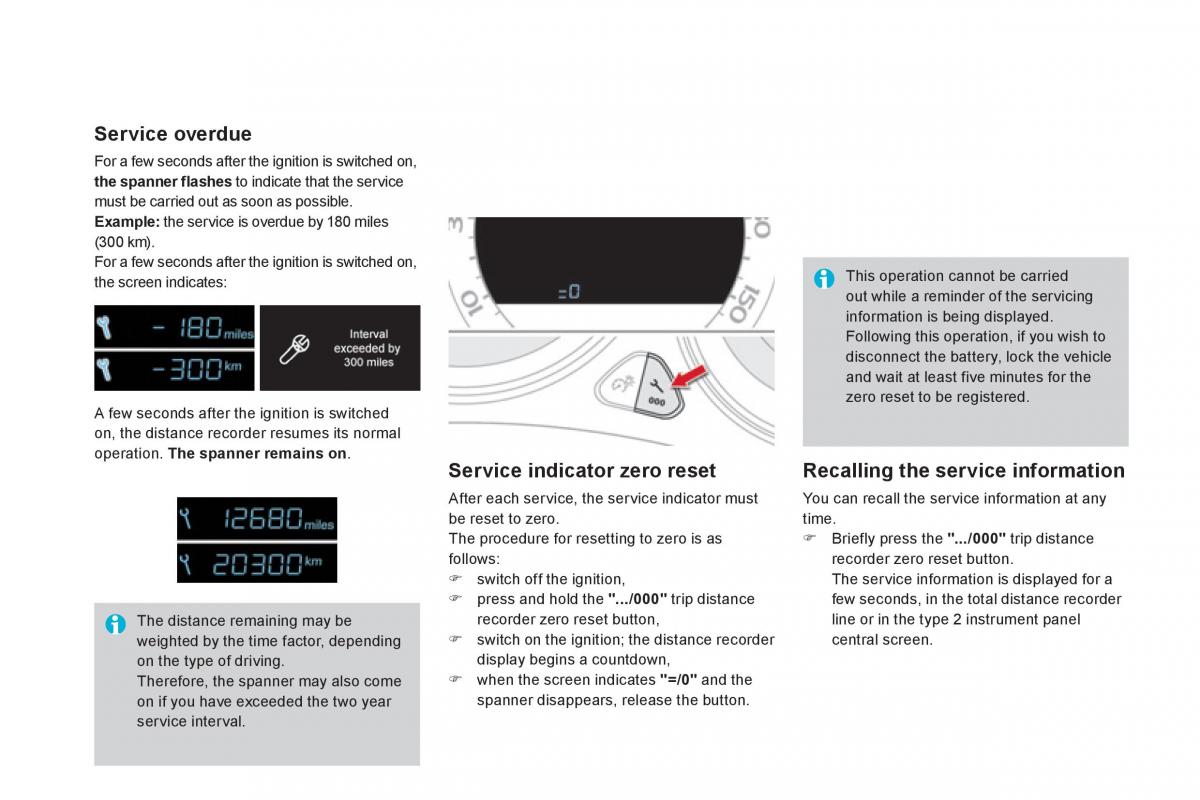 Citroen DS4 owners manual / page 58