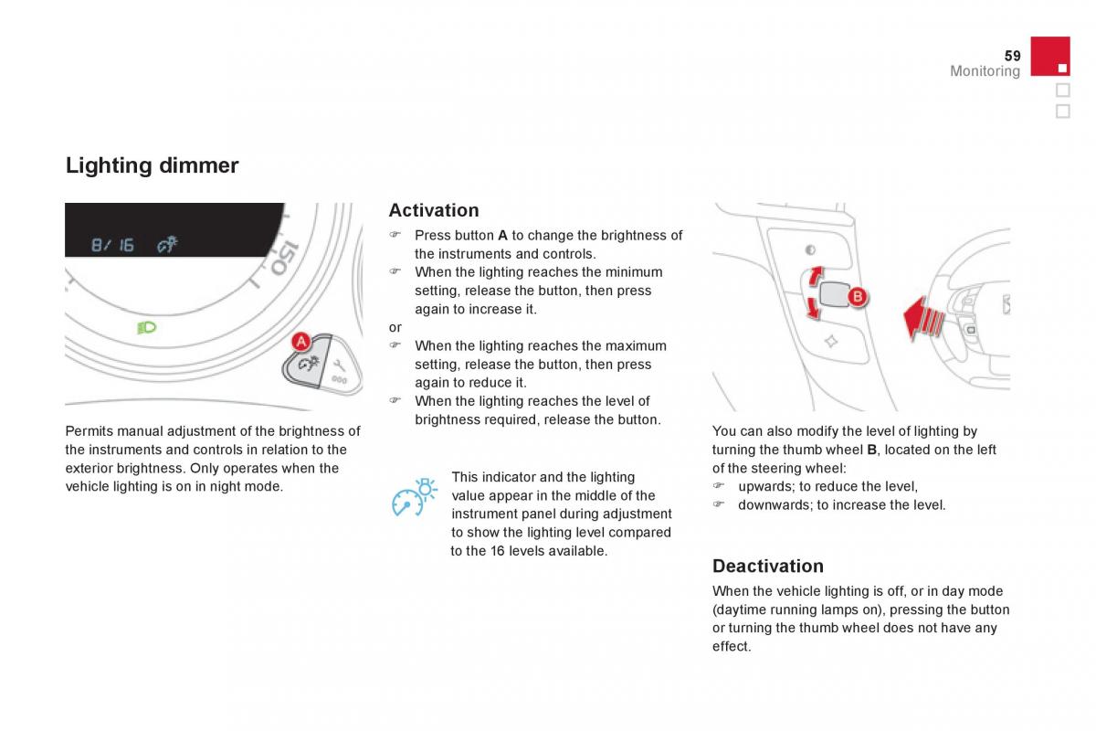 Citroen DS4 owners manual / page 61