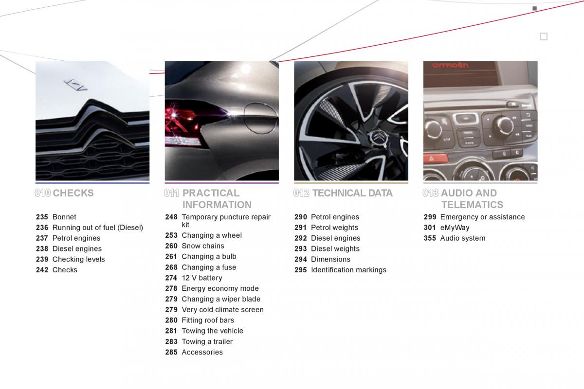 Citroen DS4 owners manual / page 7