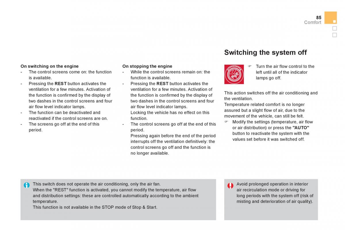 Citroen DS4 owners manual / page 87