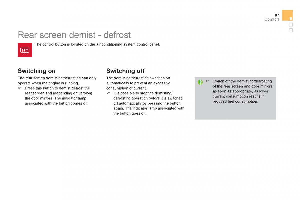 Citroen DS4 owners manual / page 89