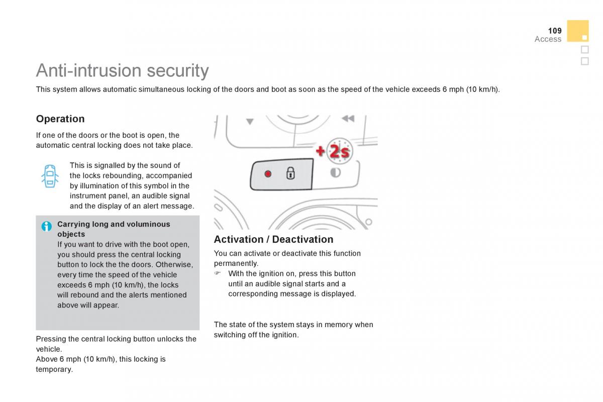 Citroen DS4 owners manual / page 111