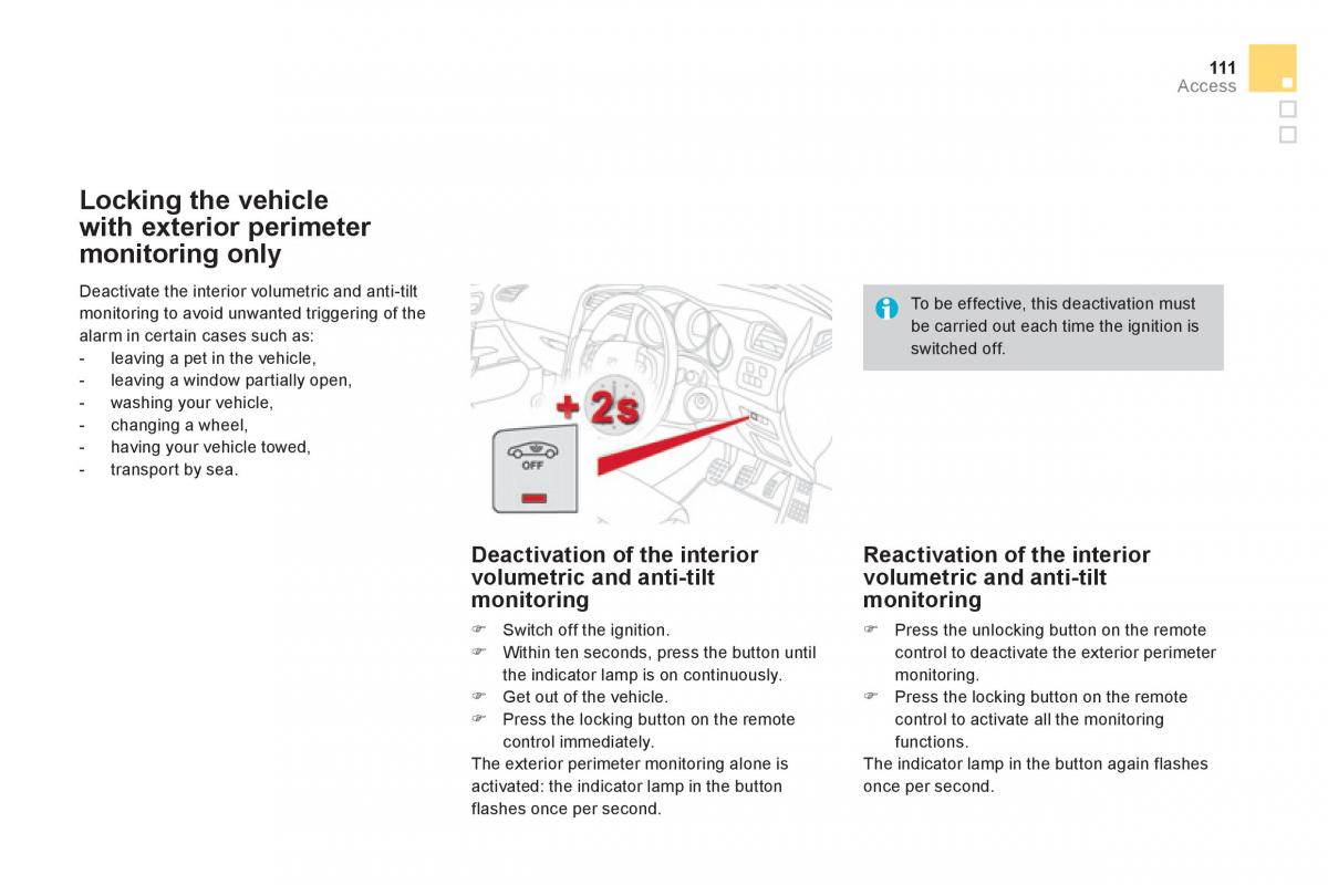 Citroen DS4 owners manual / page 113