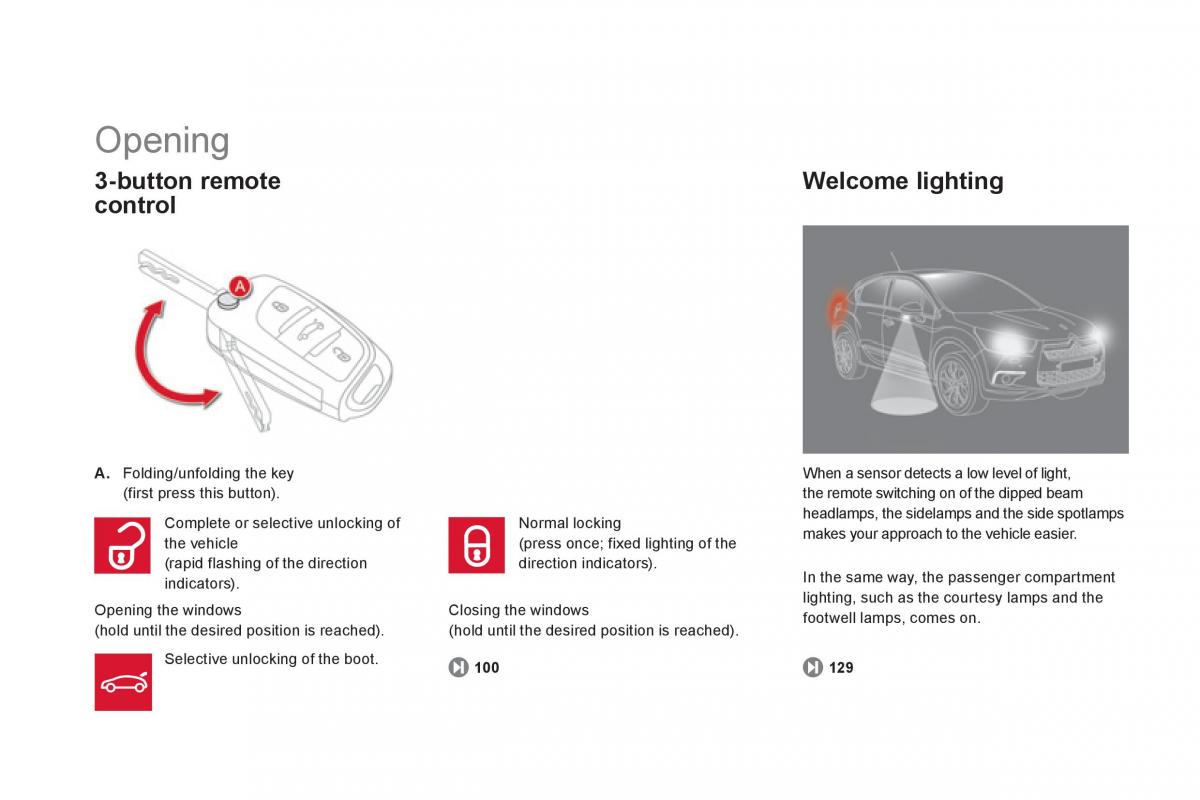 Citroen DS4 owners manual / page 12