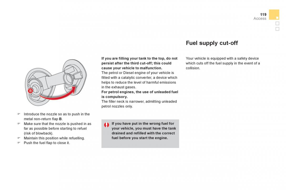 Citroen DS4 owners manual / page 121