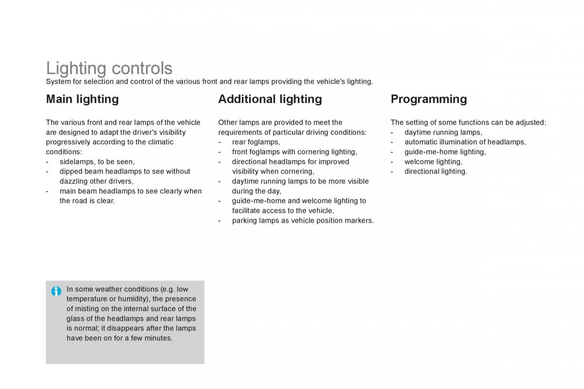 Citroen DS4 owners manual / page 126