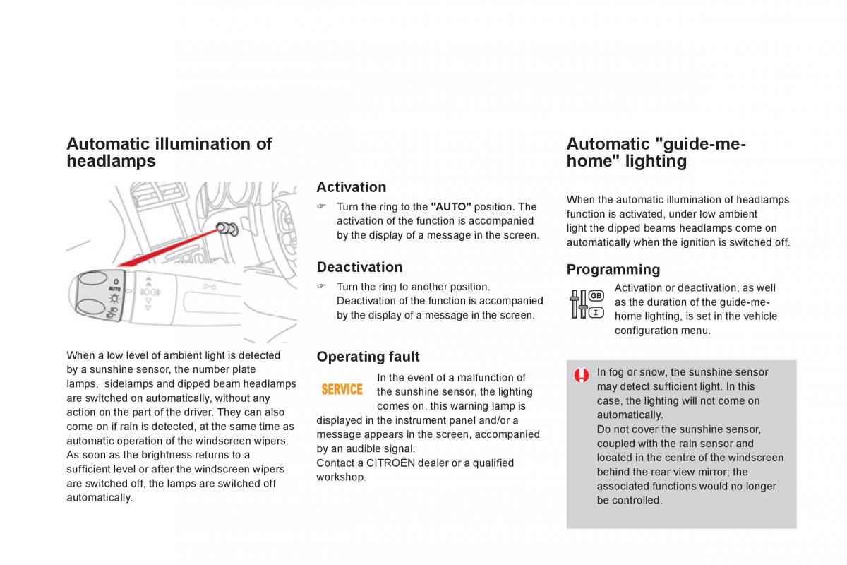 Citroen DS4 owners manual / page 130