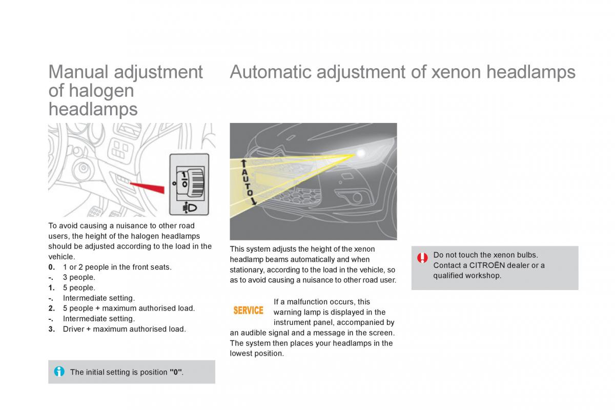 Citroen DS4 owners manual / page 132