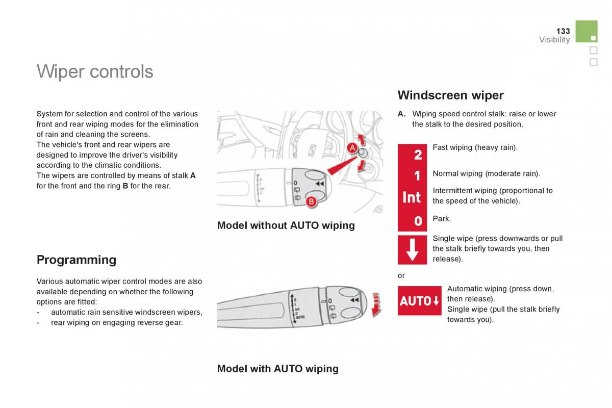 Citroen DS4 owners manual / page 135