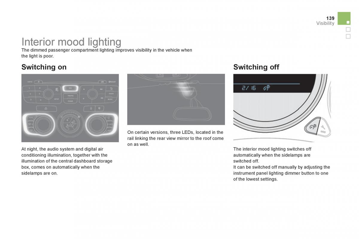 Citroen DS4 owners manual / page 141