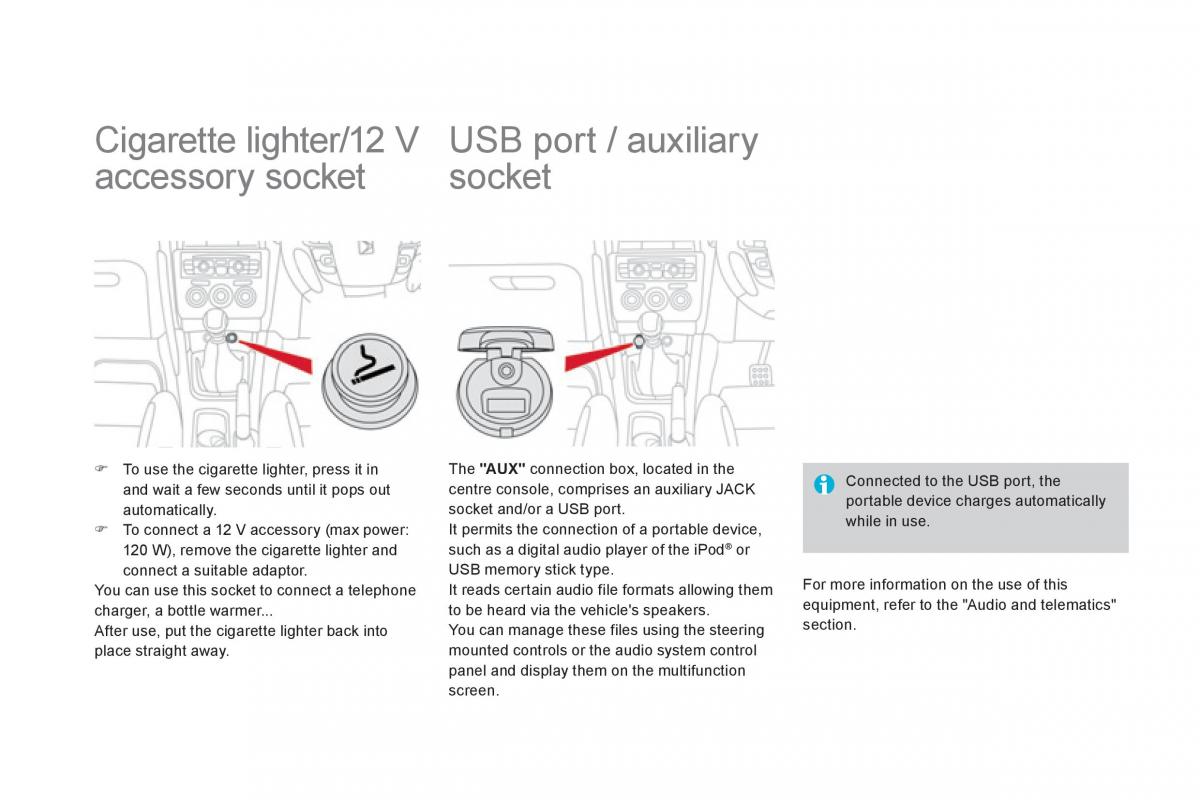 Citroen DS4 owners manual / page 148