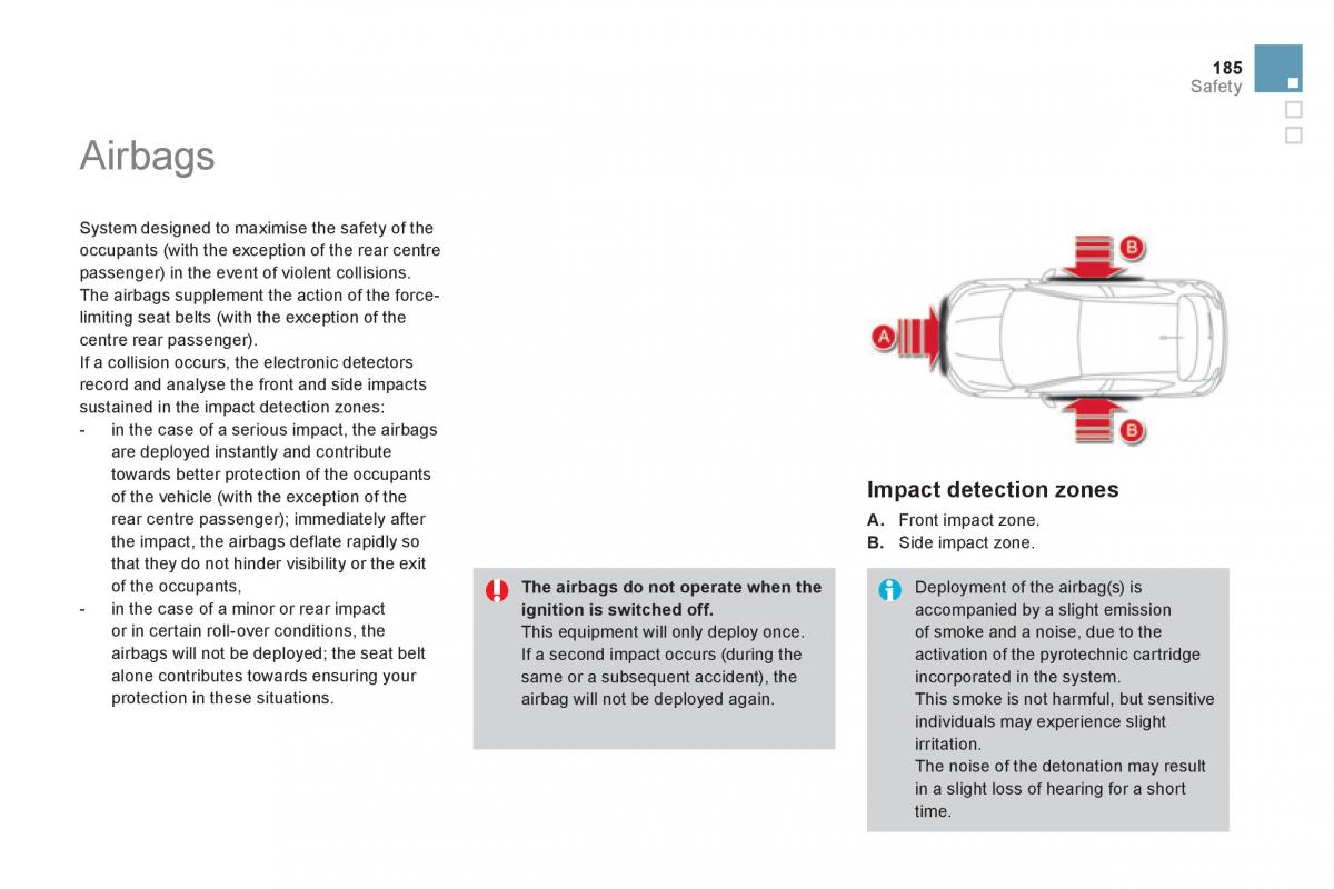 Citroen DS4 owners manual / page 187