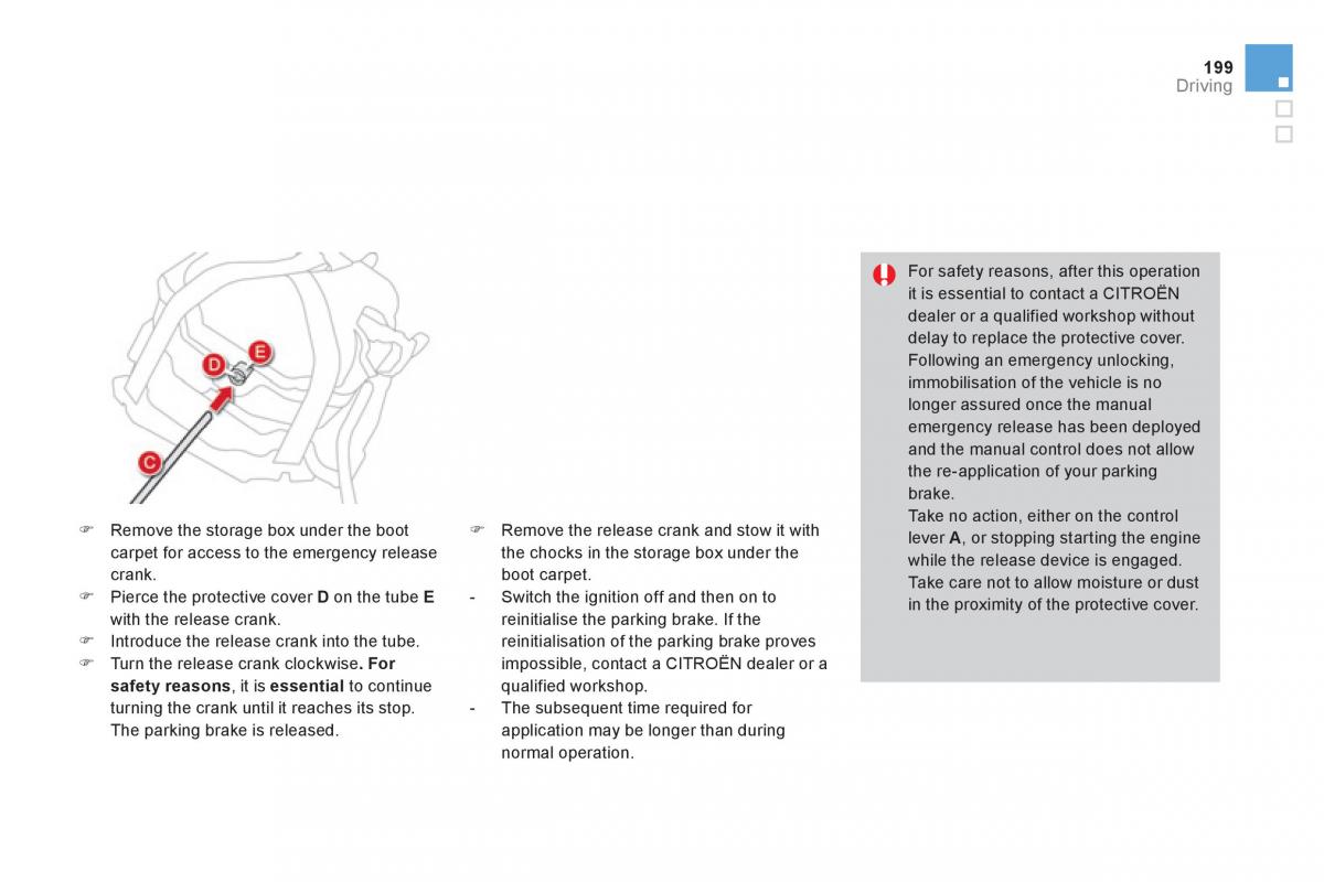 Citroen DS4 owners manual / page 201