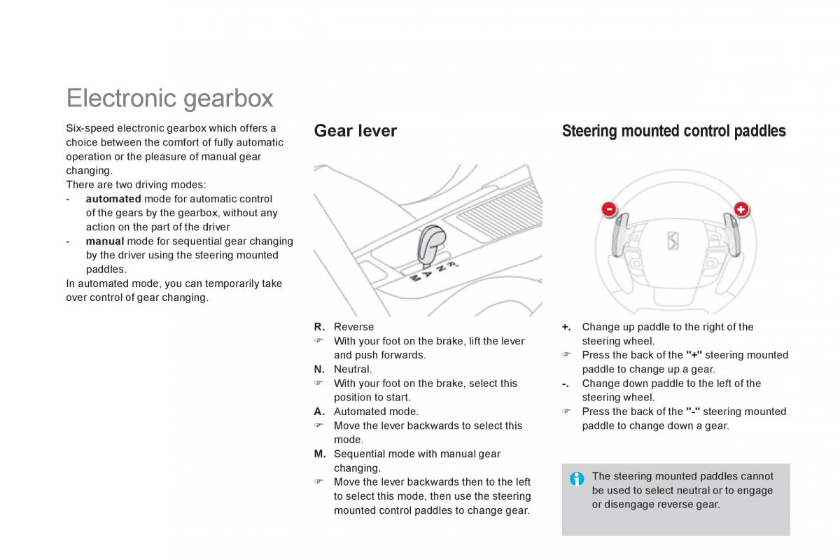 Citroen DS4 owners manual / page 206