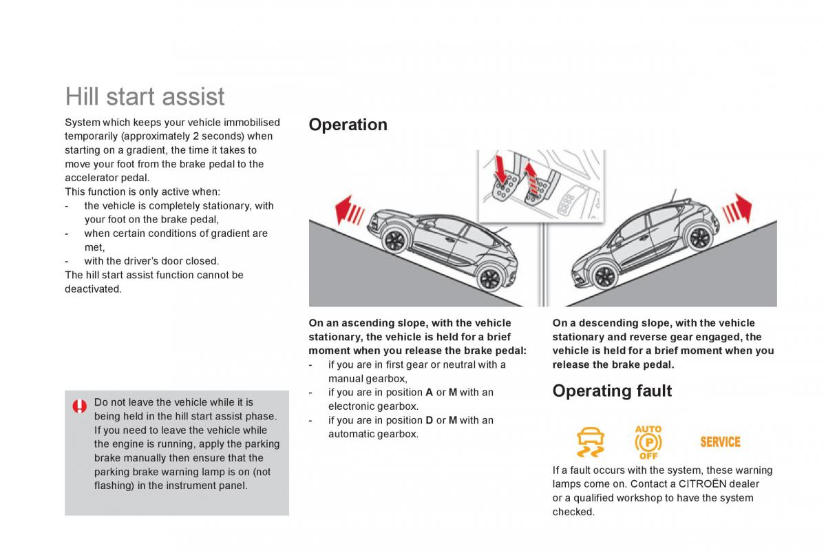 Citroen DS4 owners manual / page 214