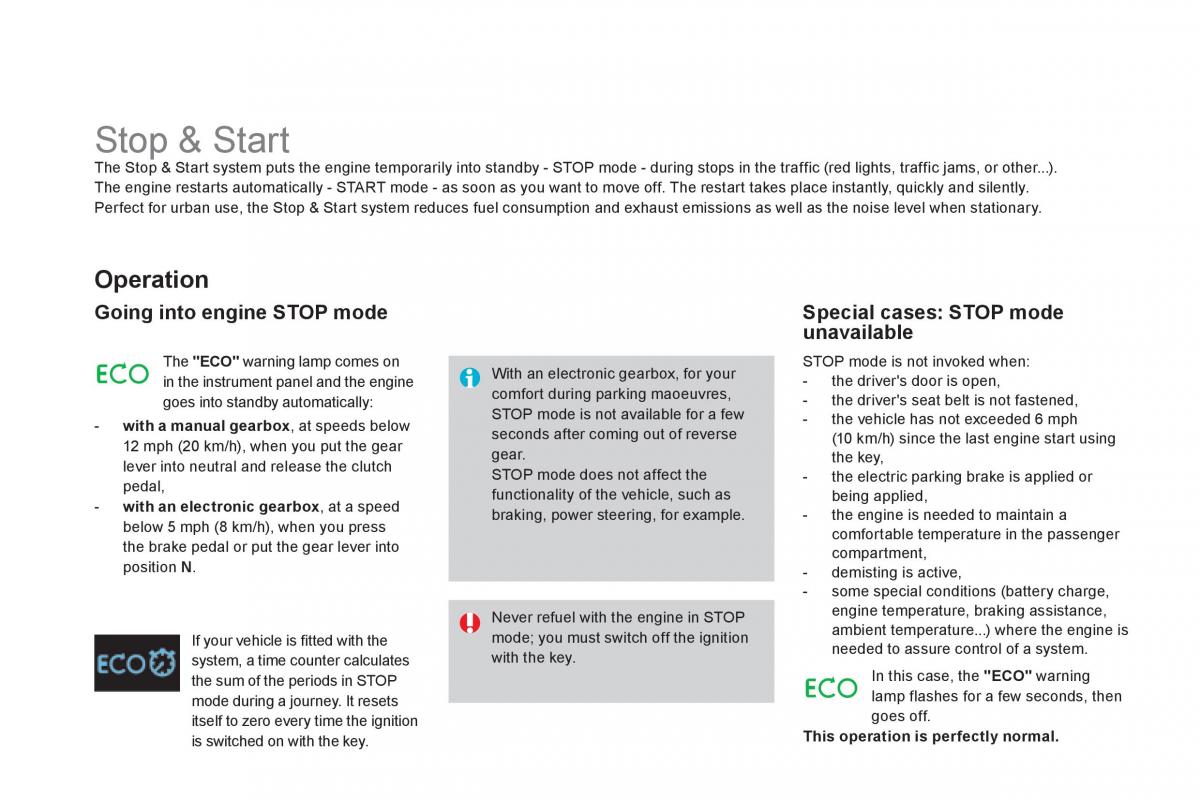 Citroen DS4 owners manual / page 218