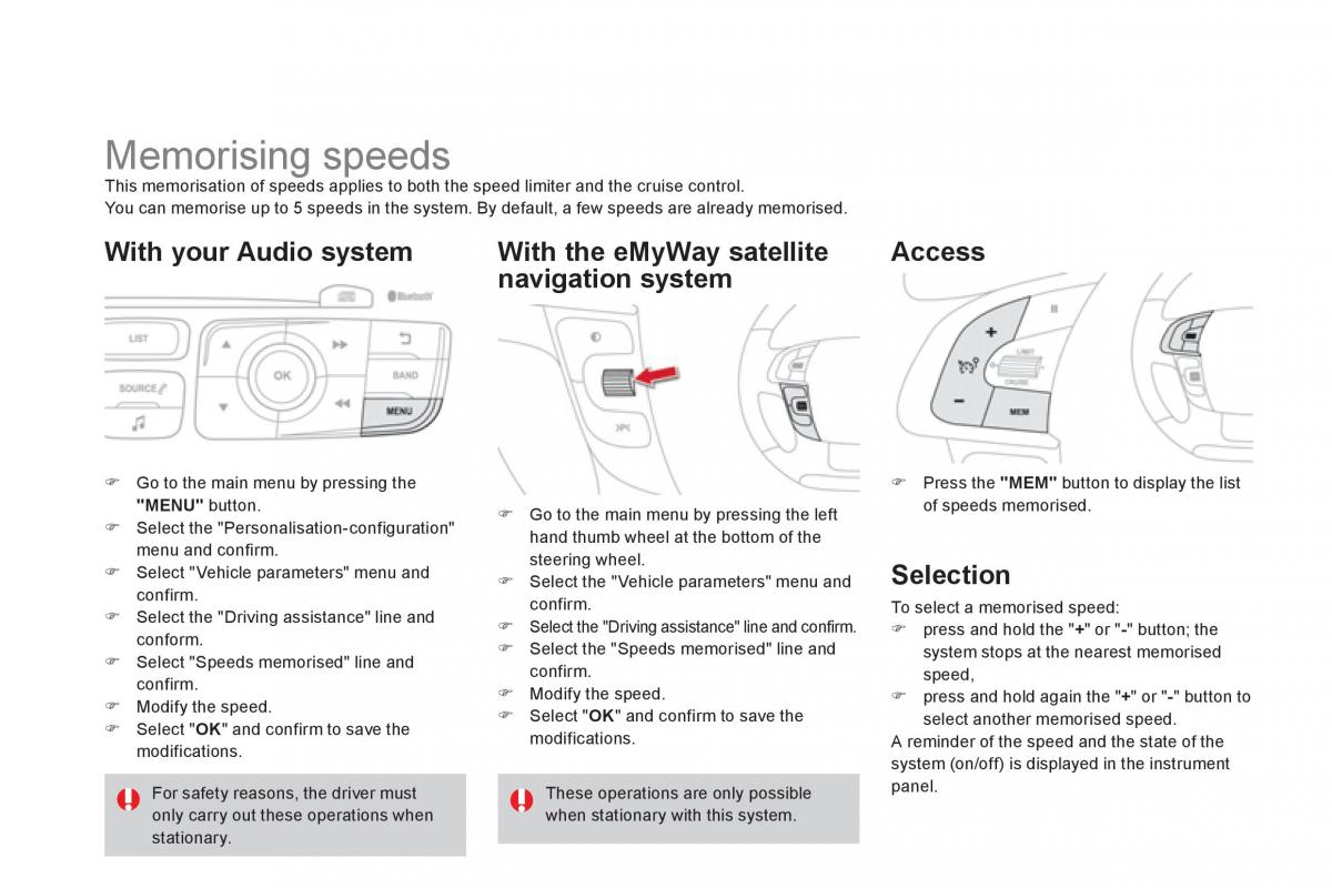 Citroen DS4 owners manual / page 224