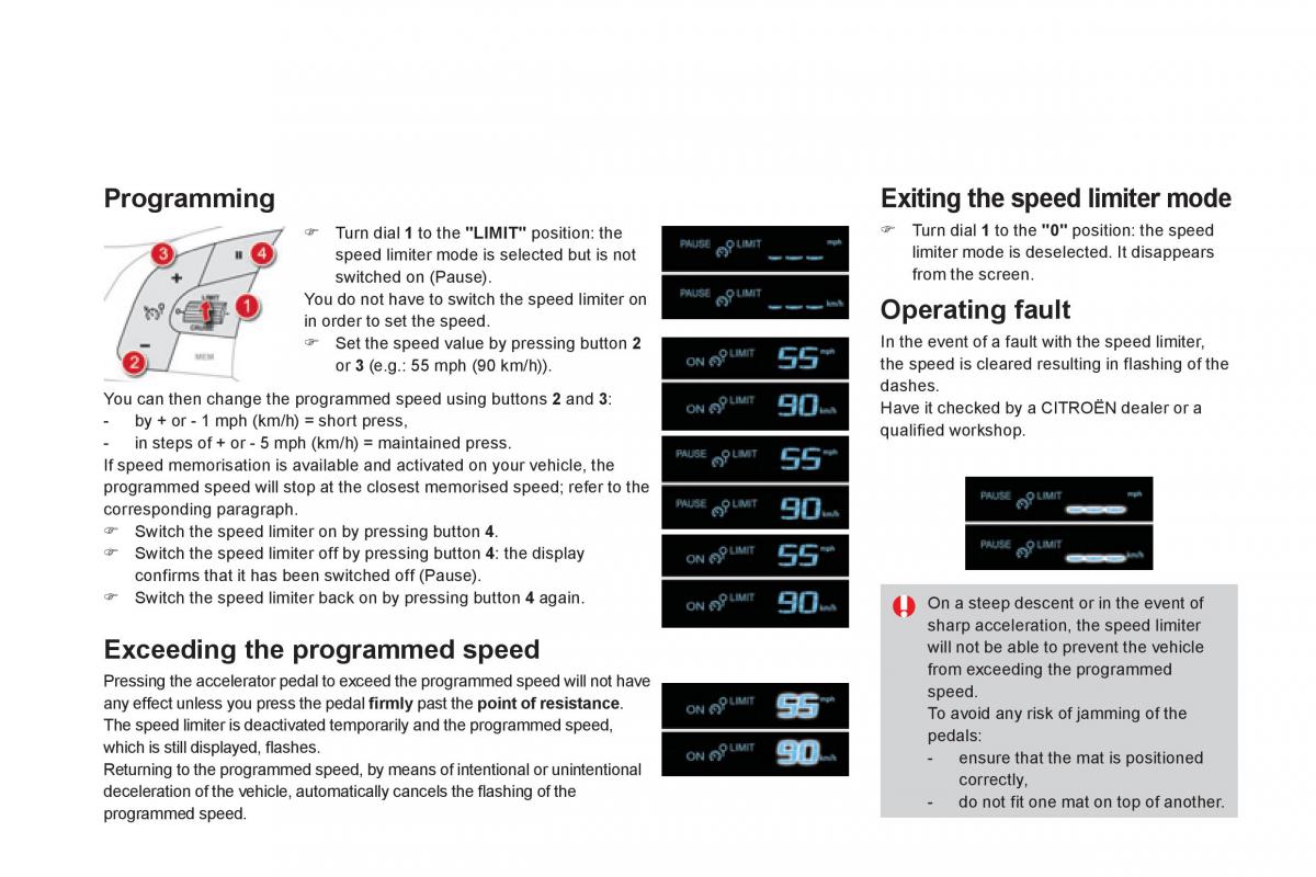 Citroen DS4 owners manual / page 226