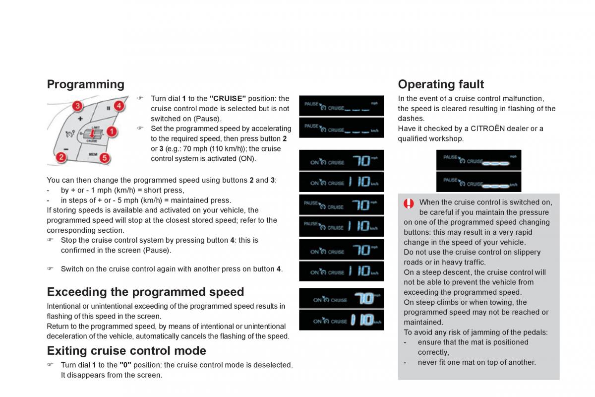 Citroen DS4 owners manual / page 228