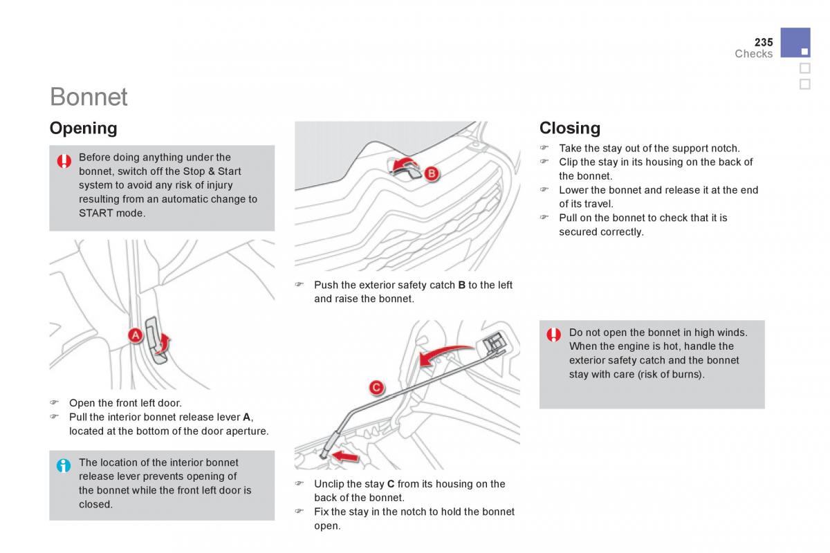 Citroen DS4 owners manual / page 237