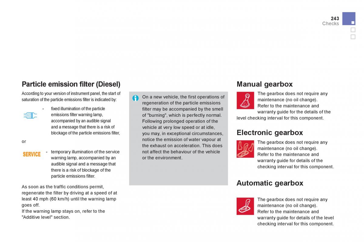 Citroen DS4 owners manual / page 245