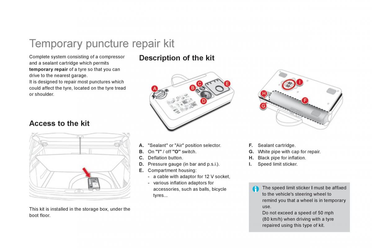 Citroen DS4 owners manual / page 250