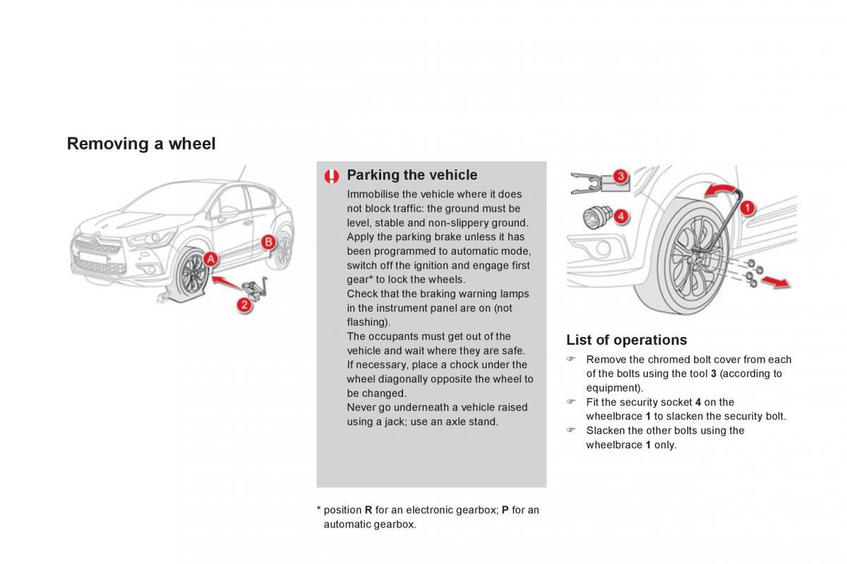 Citroen DS4 owners manual / page 258