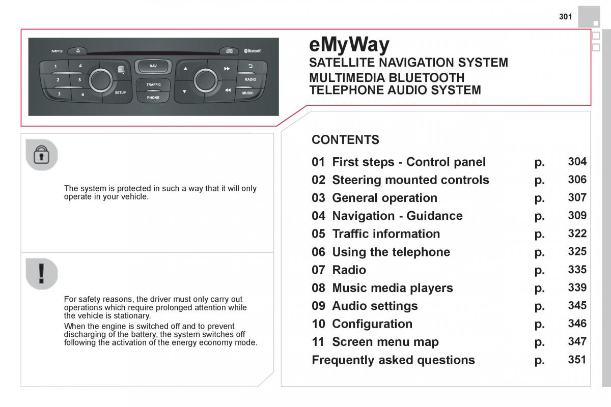 Citroen DS4 owners manual / page 303