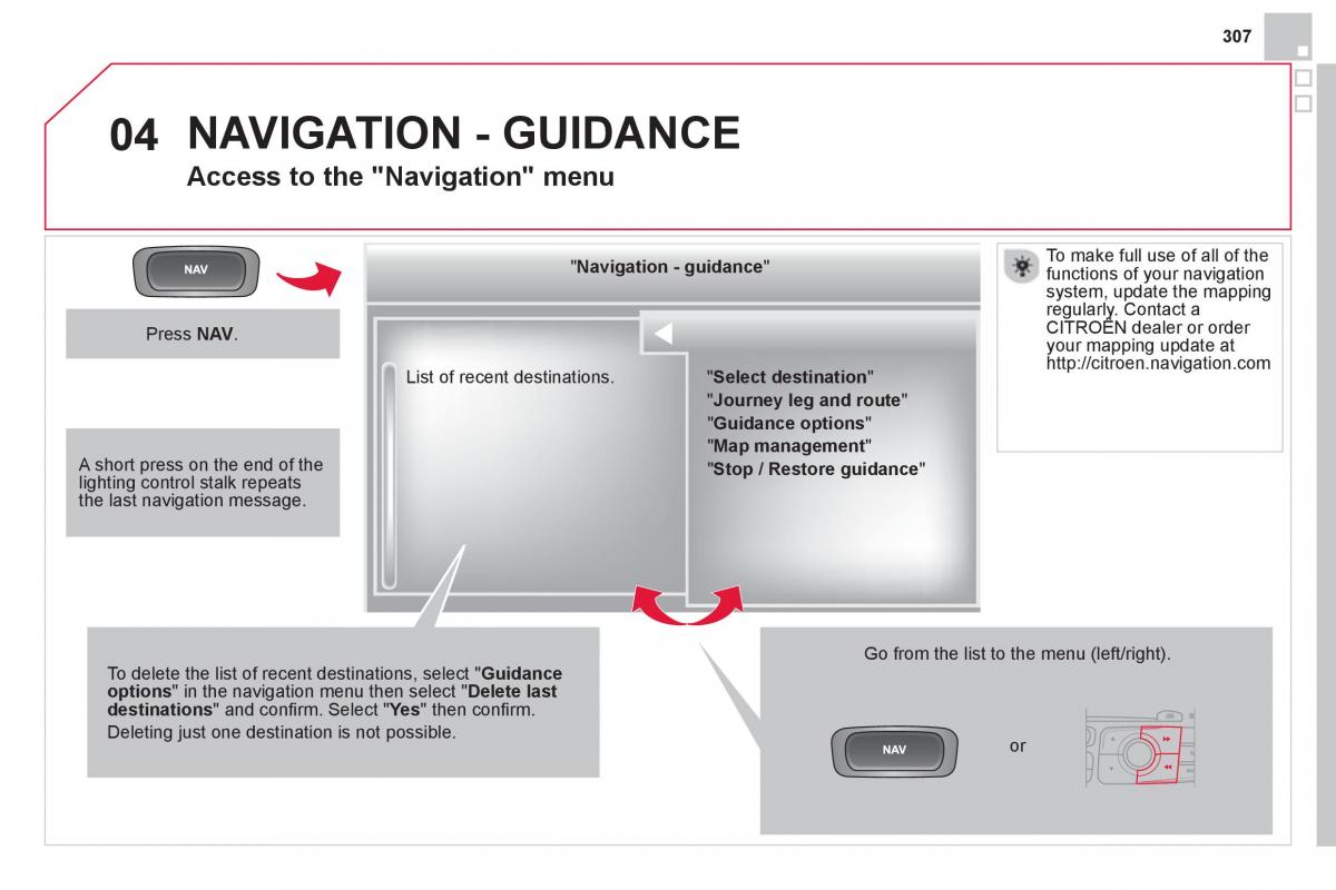 Citroen DS4 owners manual / page 309