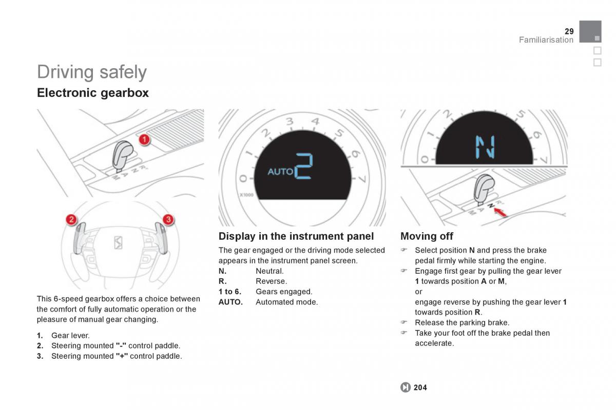 Citroen DS4 owners manual / page 31