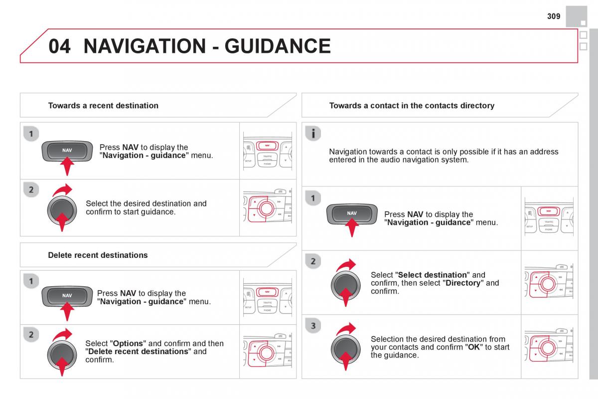 Citroen DS4 owners manual / page 311