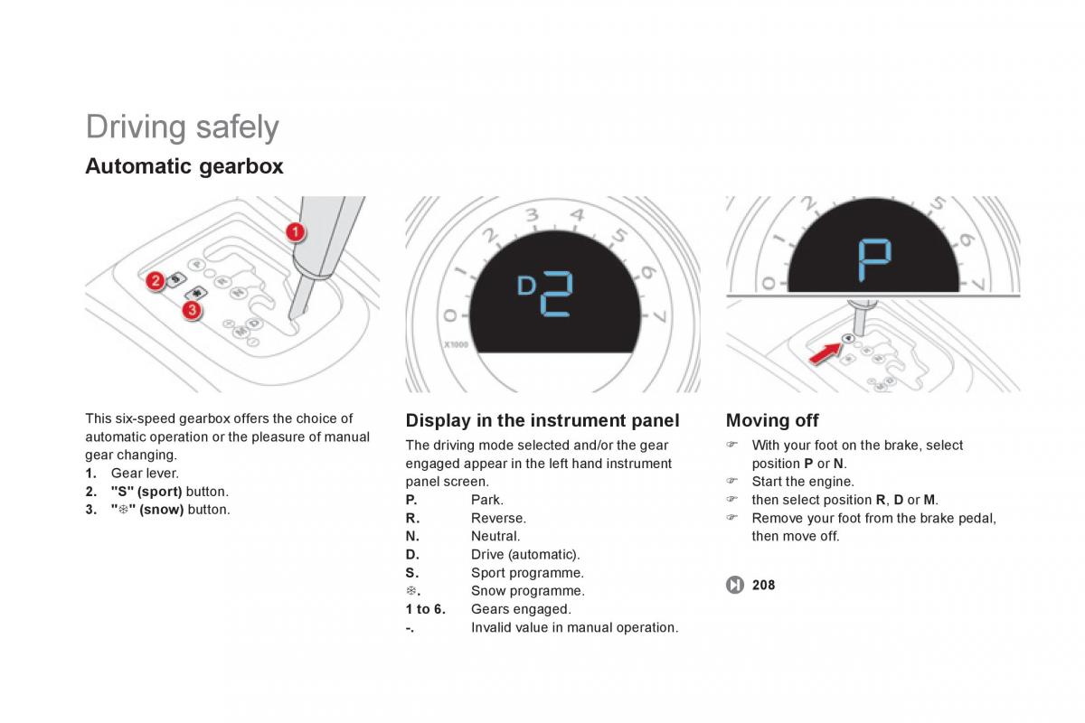 Citroen DS4 owners manual / page 32