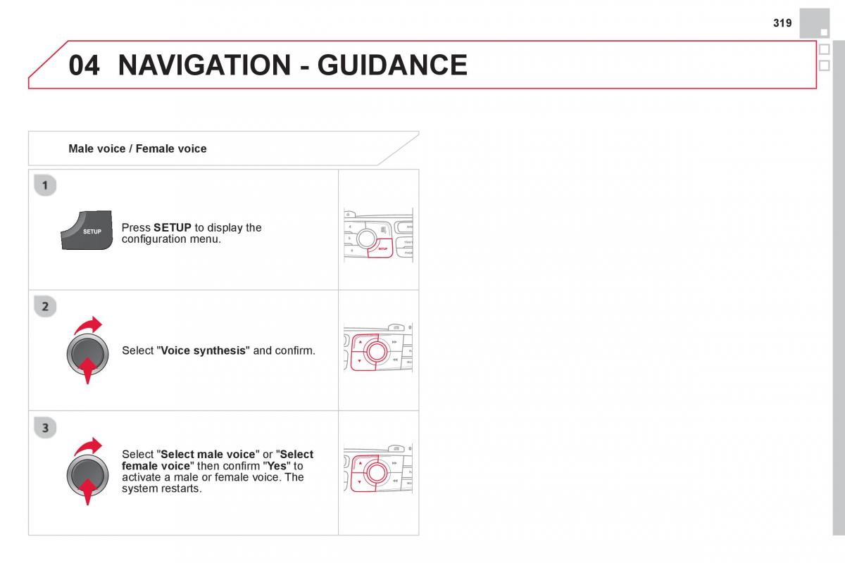 Citroen DS4 owners manual / page 321