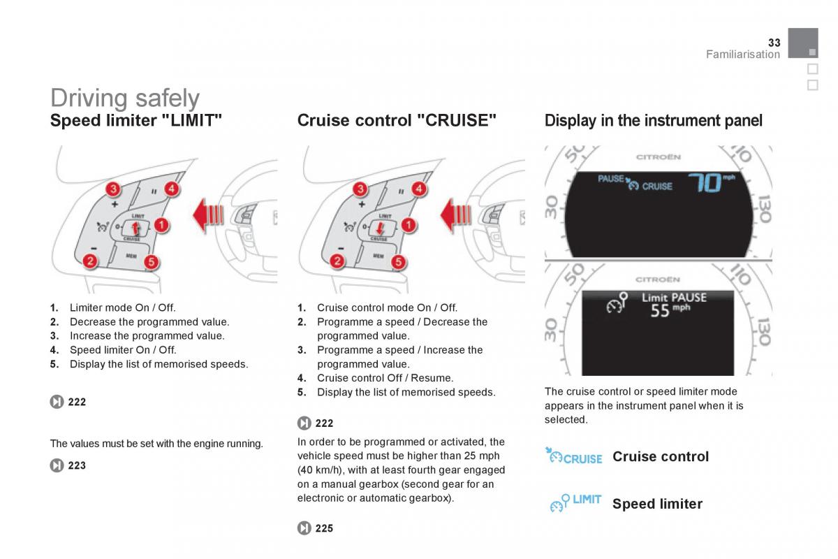 Citroen DS4 owners manual / page 35