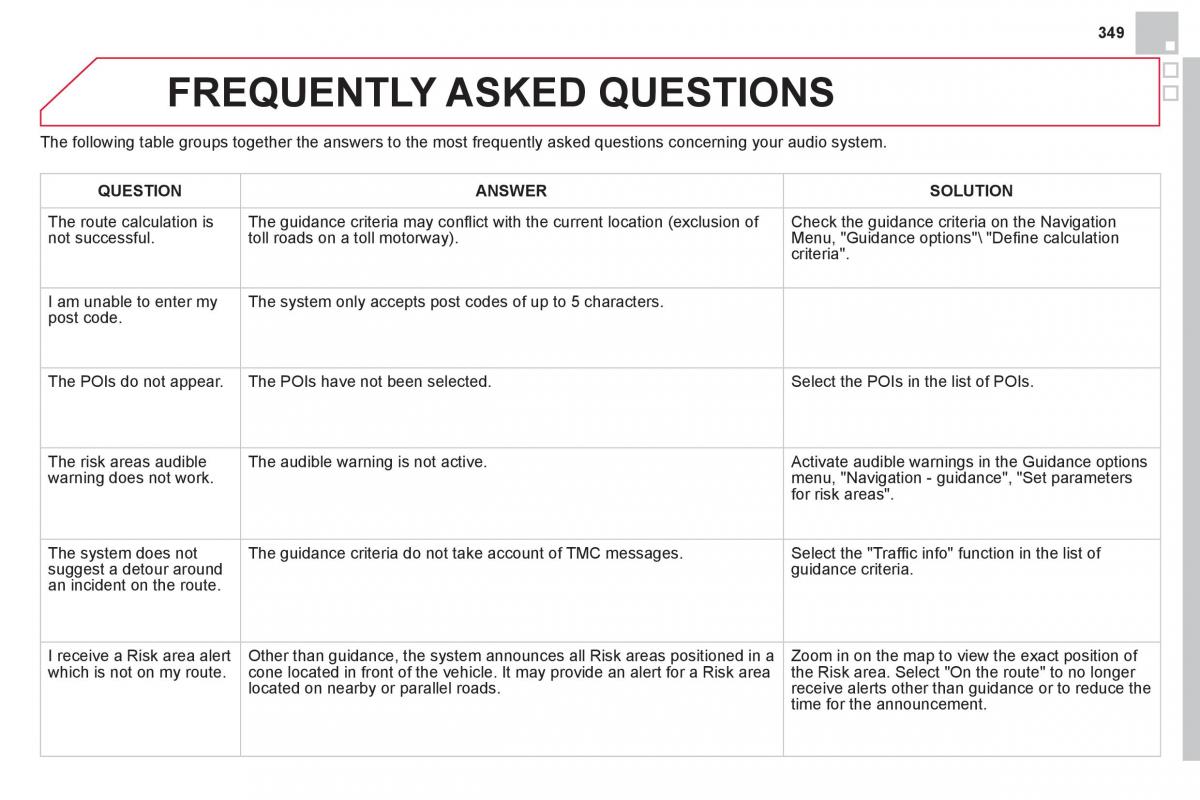 Citroen DS4 owners manual / page 351