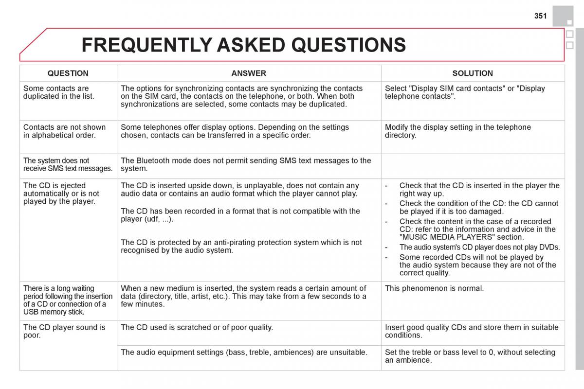 Citroen DS4 owners manual / page 353