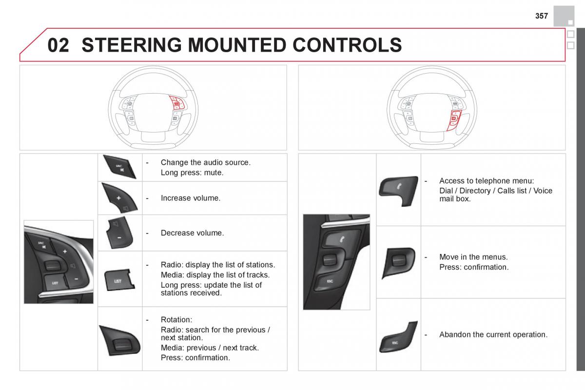 Citroen DS4 owners manual / page 359